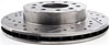 Drilled & Slotted Rear Brake Rotor Left/Driver Side for Ford 9 in. or GM 10-bolt, 12-Bolt - image 2