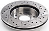 Drilled & Slotted Rear Brake Rotor Left/Driver Side for Ford 9 in. or GM 10-bolt, 12-Bolt - image 3