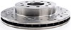 Drilled & Slotted Rear Brake Rotor Right/Passenger Side for Ford 9 in. or GM 10-bolt, 12-Bolt - image 2