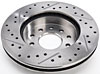 Drilled & Slotted Rear Brake Rotor Right/Passenger Side for Ford 9 in. or GM 10-bolt, 12-Bolt - image 3