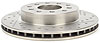 Cross-Drilled Brake Rotor for Passenger Side Universal Rear Ford 9 in. GM 1012 Bolt Pattern - image 3