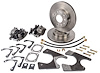 GM 10/12 Bolt Rear Disc Brake Conversion Kit for Select 1968-1974 GM F/X-Body [Standard Kit Non E-Brake & Raw Calipers] - image 1