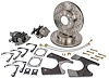 GM 10/12 Bolt Rear Disc Brake Conversion Kit for 1964-1972 GM A-Body w/STD Shock [Premium Kit Non-Brake, Raw Calipers] - image 1