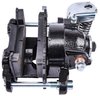 GM Rear Disc Brake Caliper with D154 Pads & E-Brake Mechanism, Right/Passenger Side, Black Powder Coated [NEW] - image 4