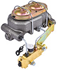 Brake Master Cylinder with Dual Reservoir & Proportioning Valve Kit for Disc/Drum Applications [GM Universal Mounting]