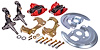 Front Disc Brake Conversion Kit for GM A, F & X Body [Basic Kit without Rotors] - image 1