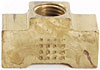 Brass Tee Fitting 3/8 in.-24 Inverted Flare Female - image 2
