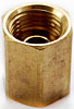Brass Union Fitting 7/16 in.-24 Inverted Flare Female - image 2