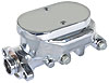 Brake Master Cylinder, Aluminum with Chrome Finish [GM Universal Mounting] - image 3