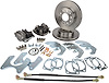 Ford 9 in. Rear Disc Brake Conversion Kit for Select 1968-1977 Ford Cars [Standard Kit Non E-Brake & Raw Calipers] - image 1