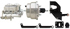 Power Brake Conversion Kit Fits Select 1962-1972 Mopar A, B, E Models [Disc/Drum]
