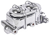 Brake Master Cylinder with Dual Reservoir, Aluminum with Chrome Finish [Corvette Style] - image 1