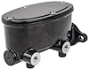Brake Master Cylinder with Dual Reservoir, Aluminum with Black Finish  [Universal Mounting] - image 1