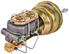 Power Brake Booster Conversion Kit for 1955-1958 GM Full Size Chevy Impala & Belair [Disc/Drum] - image 1