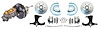 Front Complete Power Disc Brake Conversion Kit for 1963-1966 Chevrolet C10 [6-Lug] - image 1