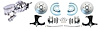 Front Complete Power Disc Brake Conversion Kit for 1967-1970 Chevrolet C10 [6-Lug] - image 1