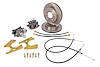 GM 10/12 Bolt Rear Disc Brake Conversion Kit Fits Select 1971-1987 GM C10/C15 Series Trucks, w/5-Lug [Standard Kit w/E-Brake] - image 1
