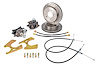 GM 10/12 Bolt Rear Disc Brake Conversion Kit for 1971-1987 GM C10/C15 Series Trucks, 5-Lug [Premium Kit w/E-Brake] - image 1