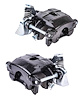 GM Rear Disc Brake Caliper Set with D154 Pads & E-Brake Mechanism, Left/Driver & Right/Driver Side, Black Powder Coated [NEW] - image 1