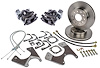 GM 10/12 Bolt Rear Disc Brake Conversion Kit for 1964-1972 GM A-Body [Standard Kit with E-Brake & Black Calipers] - image 1