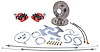 GM 10/12 Bolt Rear Disc Brake Conversion Kit for Select 1955-1968 GM Full Size Cars [Standard Kit w/E-brake & Red Calipers] - image 1