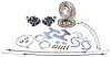 GM 10/12 Bolt Rear Disc Brake Conversion Kit for Select 1955-1968 GM Full Size Cars [Premium Kit w/E-brake & Black Calipers] - image 1