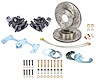 Mopar 8.75 & Dana 60 Rear Premium Disc Brake Conversion Kit for Select 1962-1976 Mopar Models [Black Calipers w/E-Brake] - image 1