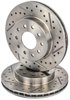 Ford 9 in. Rear Disc Brake Conversion Kit for Select 1968-1977 Ford Cars [Premium Kit w/E-Brake & Black Calipers] - image 2