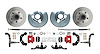 Front Standard Disc Brake Conversion Kit for Select 1960-1972 Mopar Models, 5 x 4 in. Bolt Pattern [Red Calipers] - image 1