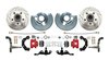 Front & Rear Premium Disc Brake Conversion Kit for Select 1962-1976 Mopar Models, 5 x 4.50 in. Bolt Pattern [Red Calipers] - image 2