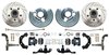 Front & Rear Premium Disc Brake Conversion Kit for Select 1962-1976 Mopar Models, 5 x 4.50 in. Bolt Pattern [Black Calipers] - image 2