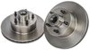 Front Standard Disc Brake Conversion Kit for Select 1962-1972 Mopar Models, 5 x 4.50 in. Bolt Pattern [Red Calipers] - image 2