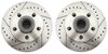 Front Premium Disc Brake Conversion Kit for Select 1962-1972 Mopar Models, 5 x 4.50 in. Bolt Pattern [Red Calipers] - image 2