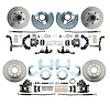 Front & Rear Standard Disc Brake Conversion Kit for Select 1962-1972 Mopar Models, 5 x 4 in. Bolt Pattern [Raw Calipers] - image 1