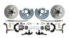 Front & Rear Standard Disc Brake Conversion Kit for Select 1962-1972 Mopar Models, 5 x 4 in. Bolt Pattern [Raw Calipers] - image 2