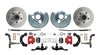 Front & Rear Standard Disc Brake Conversion Kit for Select 1962-1972 Mopar Models, 5 x 4 in. Bolt Pattern [Red Calipers] - image 2
