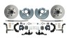 Front & Rear Standard Disc Brake Conversion Kit for Select 1962-1972 Mopar Models, 5 x 4 in. Bolt Pattern [Black Calipers] - image 2