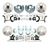Front & Rear Premium  Disc Brake Conversion Kit for Select 1962-1972 Mopar Models, 5 x 4.50 in. Bolt Pattern [Black Calipers] - image 1