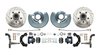 Front & Rear Premium  Disc Brake Conversion Kit for Select 1962-1972 Mopar Models, 5 x 4.50 in. Bolt Pattern [Black Calipers] - image 2