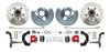 Front & Rear Premium  Disc Brake Conversion Kit for Select 1962-1972 Mopar Models, 5 x 4.50 in. Bolt Pattern [Red Calipers] - image 2
