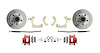 Front Disc Brake Conversion Kit for Select 1955-1958 GM Full Size Models [Standard Kit w/Red Calipers] - image 1