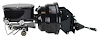 Power Brake Unit Fits Select 1967-1972 Chevy/GMC Trucks, w/Aluminum Master Cyl. & Adj. Proportioning Valve, Black [Disc/Drum] - image 1