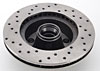 High Performance Cross-Drilled & Vented Left Front Brake Rotor for 1967-1974 GM A, F, X Body - image 2