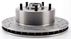 High Performance Cross-Drilled & Vented Left Front Brake Rotor for 1967-1974 GM A, F, X Body - image 3