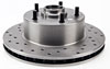 High Performance Cross-Drilled & Vented Right Front Brake Rotor for 1967-1974 GM A, F, X Body - image 3