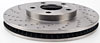High Performance Cross-Drilled & Vented Right Front Brake Rotor for 1998-2002 GM F-Body - image 3