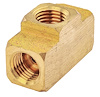 Brass Tee Fitting 5/16 in -28 Inverted Flare Ends - image 1