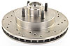 High Performance Cross-Drilled & Vented Left Front Brake Rotor for 1987-1993 Ford Mustang 5.0L - image 2