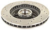 High Performance Cross-Drilled & Vented Left Front Brake Rotor for 1987-1993 Ford Mustang 5.0L - image 4