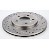 HP Drilled & Slotted Brake Rotor Left Rear - image 1